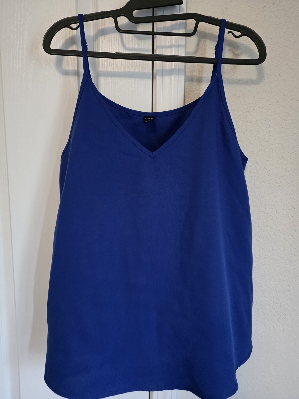 SHEIN Royal Blue V-Neck Spaghetti Strap Tank Top - Picture 3 of 4